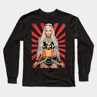 Liv Morgan Wrestling Vintage Fan Art Long Sleeve T-Shirt